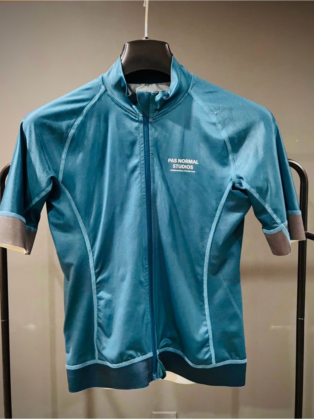 PNS International Cycling Club Short Sleeve Teal Jersey - Mechanism / Small Size